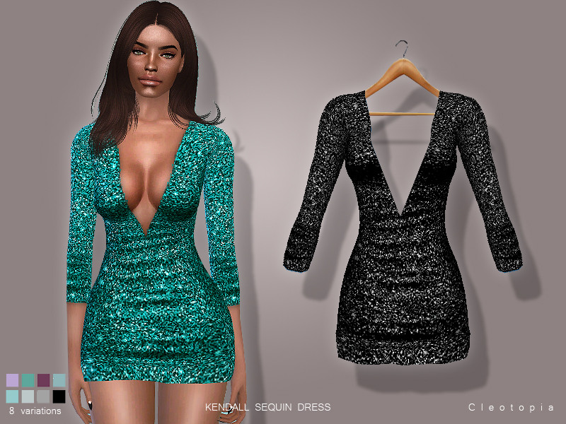 Development Version Cleotopia S Set71 Kendall Sequin Dress